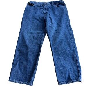 L.L. Bean Men's Comfort Waist Jeans Classic Fit Denim Blue Size 38x29 READ